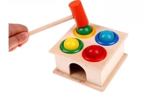 Caja Martillo Niños - Exploración, Sentidos y Movimiento - Bebé León Juegos