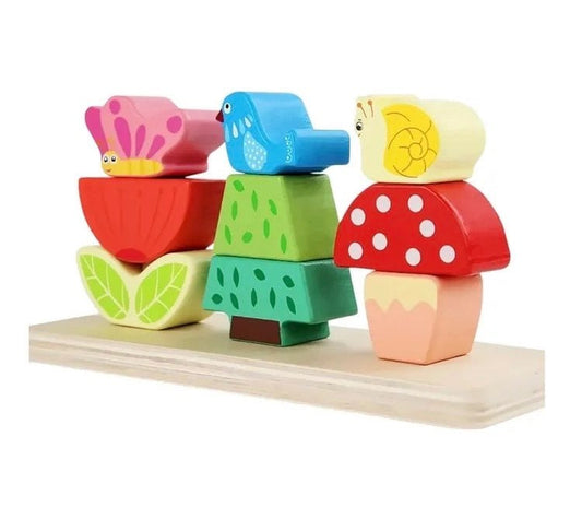 Encaje Primavera - Exploración, Sentidos y Movimiento - Bebé León Juegos