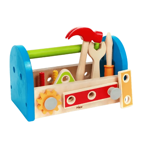 Mini Caja de Herramientas de Juguete – Juego Simbólico de Herramientas - Bebé León Juegos